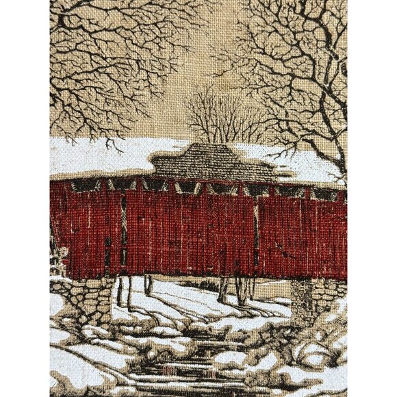 VTG Kay Dee 100% Pure Linen Handprint Hope Valley RN15424 Framed Wall Art 16" - Picture 2 of 9